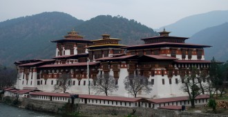 Punakha Dzong Fortress in Bhutan