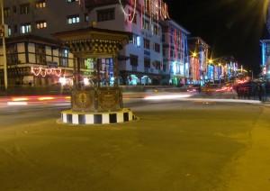 Thimphu City at Night