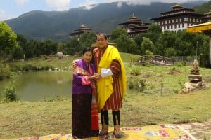 HM the Royal Grandmother Kesang Choeden Wangchuck & HM The 4th King Jigme Singye Wangchuck