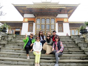 Julia & Friends at Druk Wangyel Lhakhang, Dochula