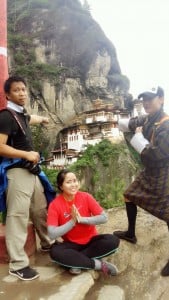 Regin Lorenzo & Maria Viudez at the Tiger's Nest Monastery