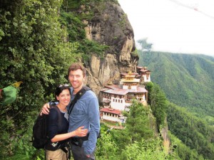 Tereza & Michal Tutko at the Tiger's Nest Monastery