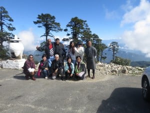 Mr. Chin Pei Lee & Friends at Dochula Pass, Little Bhutan